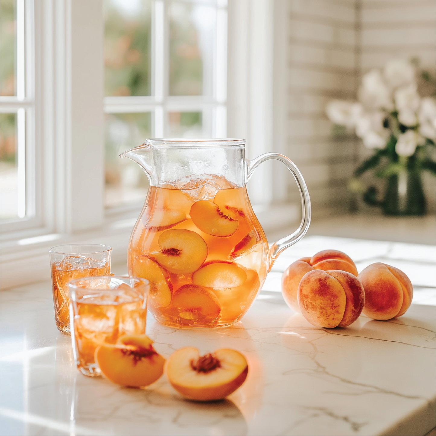 Jordan's Skinny Mixes - Sugar Free Peach Tea Syrup Concentrate