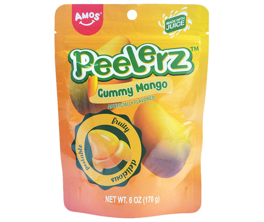 Grandpa Joe's Candy Shop - Amos Gummy Peelerz Mango 6oz, 12ct