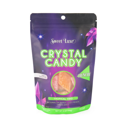 Showcase - Sweet Luxe™ NEW Extra Crunchy Crystal Candy - Tropical Trio Flavor Mix