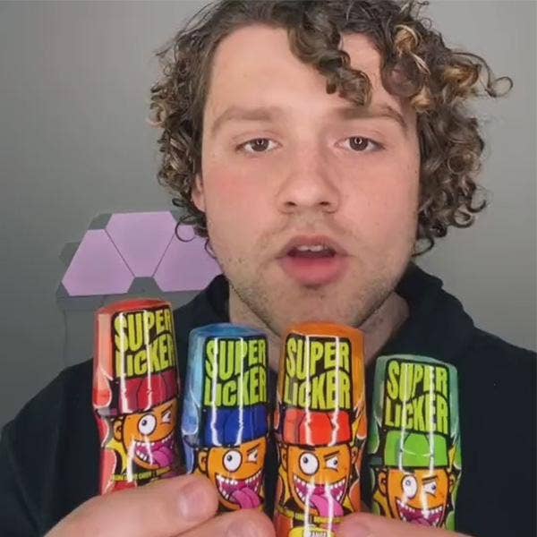 Showcase - Super Licker Rolling Liquid Candy | As Seen On Social! | Ships Assorted