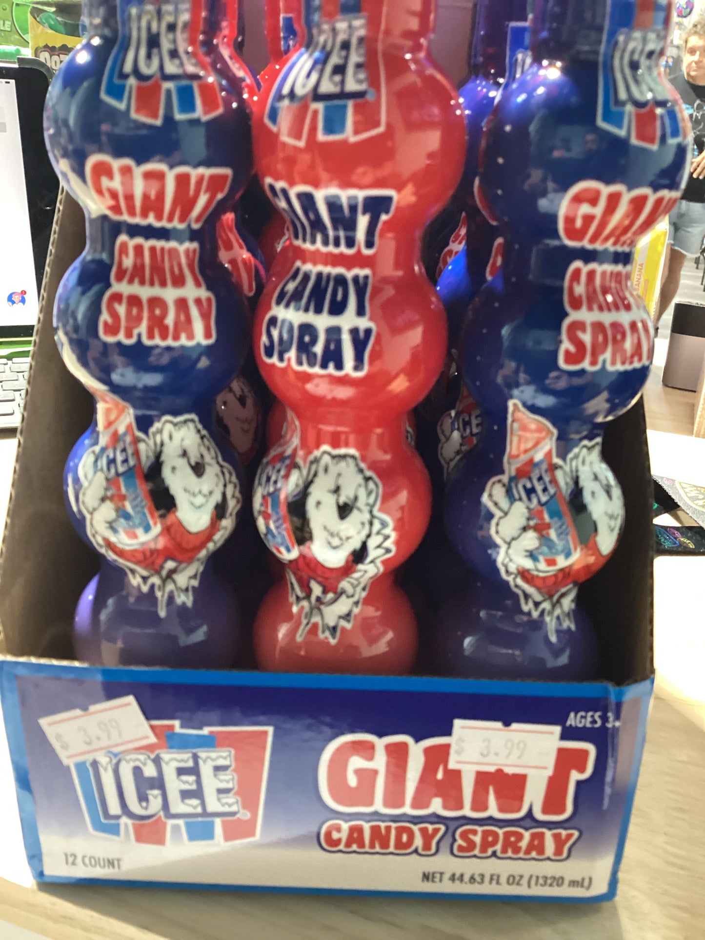 Icee Giant candy spray