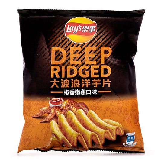 Global Bite Co - Lays Chips Deep Ridge Pepper Chicken