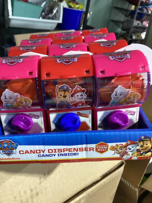 Paw patrol candy dispenser