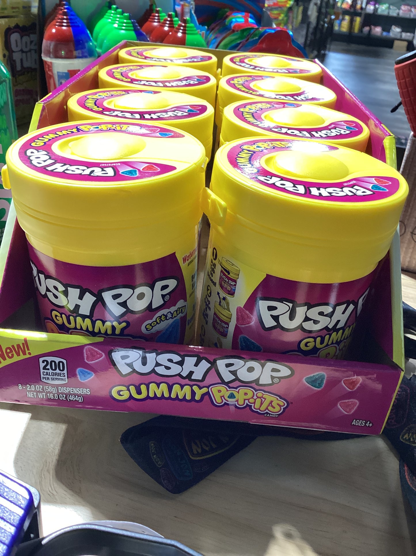 Push pop gummy pop-its