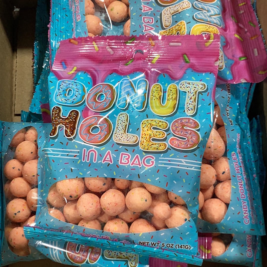 Donut holes in a bag