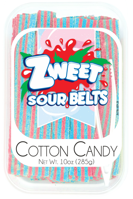 ZWEET Cotton Candy Sour Belts