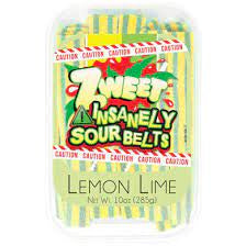 ZWEET Lemon Lime Insanely Sour Belts