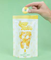 Sour Tooth Sour Pineapple Rings