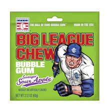 Big League Chew Sour Apple Bubblegum