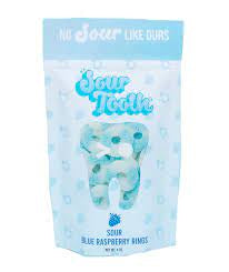 Sour Tooth Sour Blue Raspberry Rings