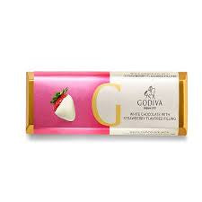 Godiva White Chocolate with Strawberry Filling
