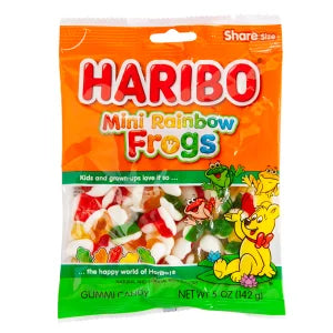 Haribo Mini Rainbow Frogs Gummi Candy