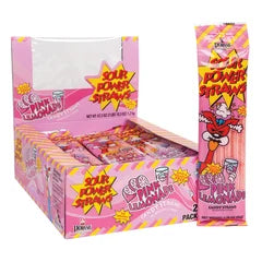 Sour Power Straws Pink Lemonade