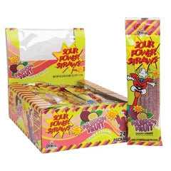 Sour Power Straws Passion Fruit