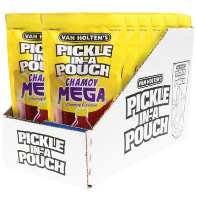 Grandpa Joe's Candy Shop - Van Holten's Chamoy Mega Pickle Pouch, 12ct