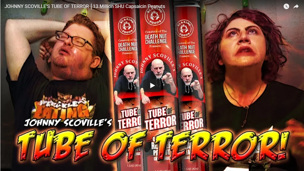 BLAZING FOODS - Tube of Terror Challenge