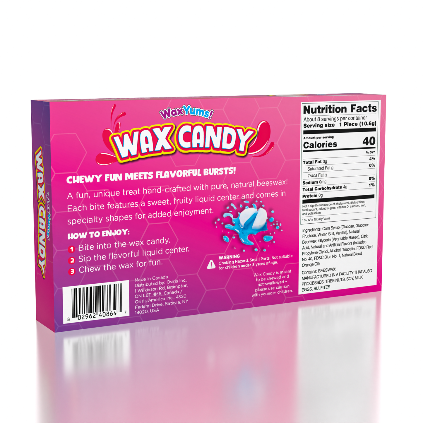 Showcase - WaxYums!™ – TikTok Viral Wax Candy with Fruity Center 3 oz