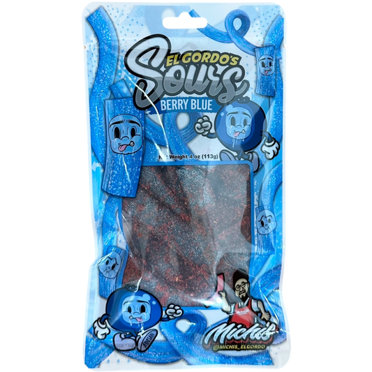 Cow Crack Wholesale - El Gordo Berry Blue Chamoy Sours 4 oz
