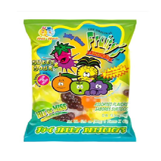 Showcase - Fruity's Sweet and Sour Jelly Flavor Assorted (9pcs)
