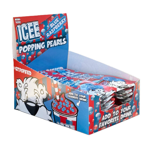 Grandpa Joe's Candy Shop - Popping Boba, ICEE Blue Raspberry 12ct