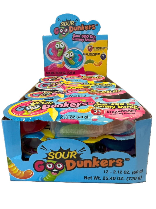 Grandpa Joe's Candy Shop - Sour Goo Dunkers, 12ct Display