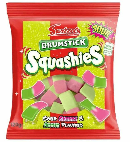 Grandpa Joe's Candy Shop - Limited Import - Squashies Sour Cherry & Apple, 12ct