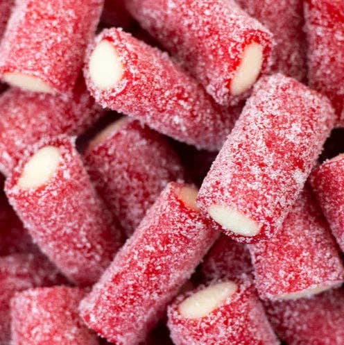 Sweetish- Swedish Candy Wholesale - Swedish Sour Strawberry Mini Dynamite Sticks 2.2lbs