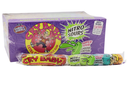 Cry Baby Nitro Sour Gum Ball 9pc Tube