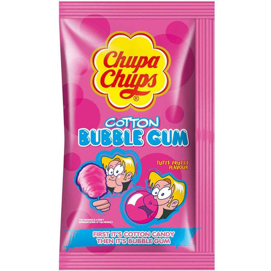 Global Bite Co - Chupa Chups Cotton Bubble Gum Tutti Frutti