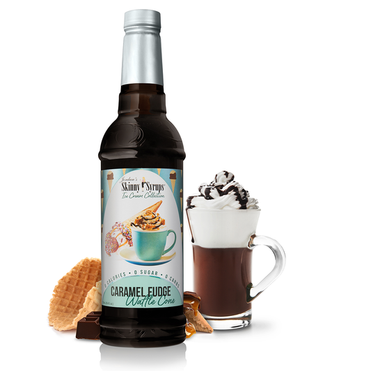 Jordan's Skinny Mixes - Sugar Free Caramel Fudge Waffle Cone Syrup