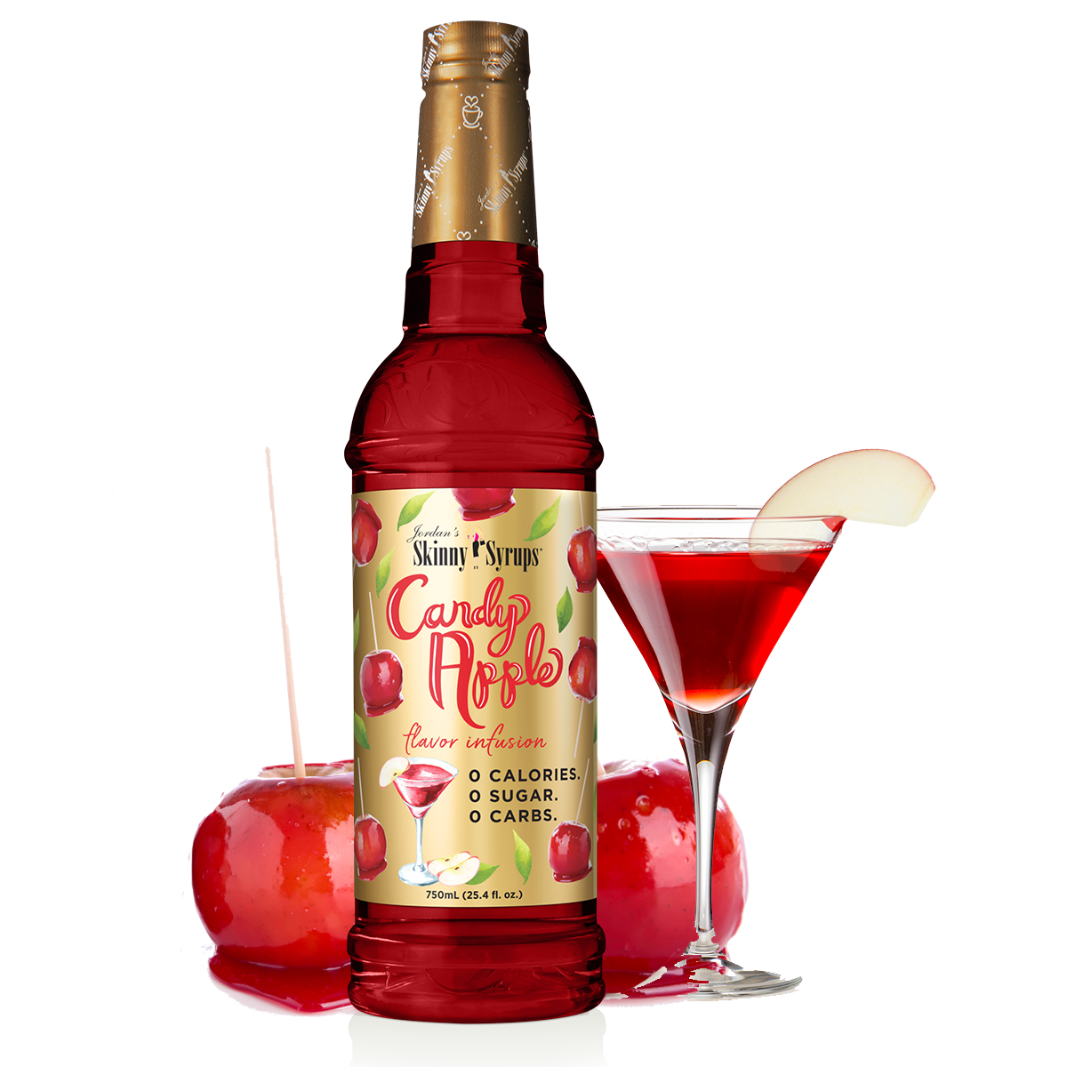 Sugar Free Candy Apple Flavor Infusion Syrup