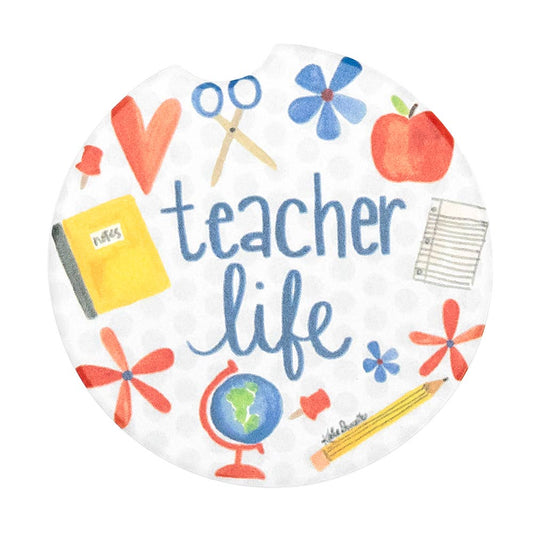 Shannon Road Gifts - Teacher Life Car Coaster