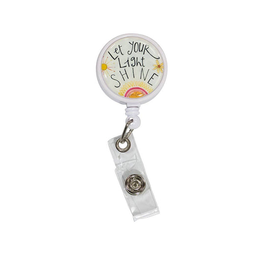 Shannon Road Gifts - Let Your Light Shine Badge Reel