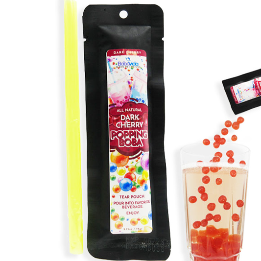 Cow Crack Wholesale - BobaVida Popping Boba Dark Cherry Single Serve