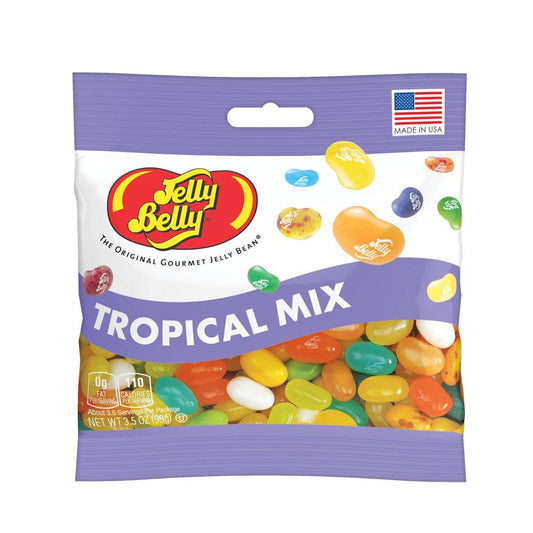 Jelly Belly Tropical Mix Jelly Beans Candy Peg Bag