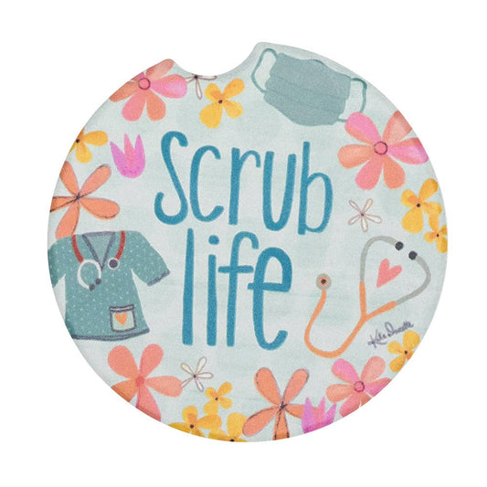 Shannon Road Gifts - Scrub Life Car Coaster
