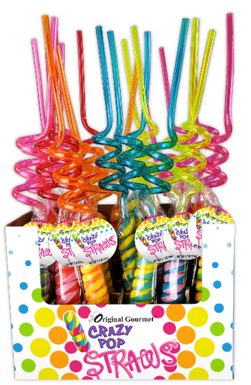 Crazy Pop Straws, 1.4oz