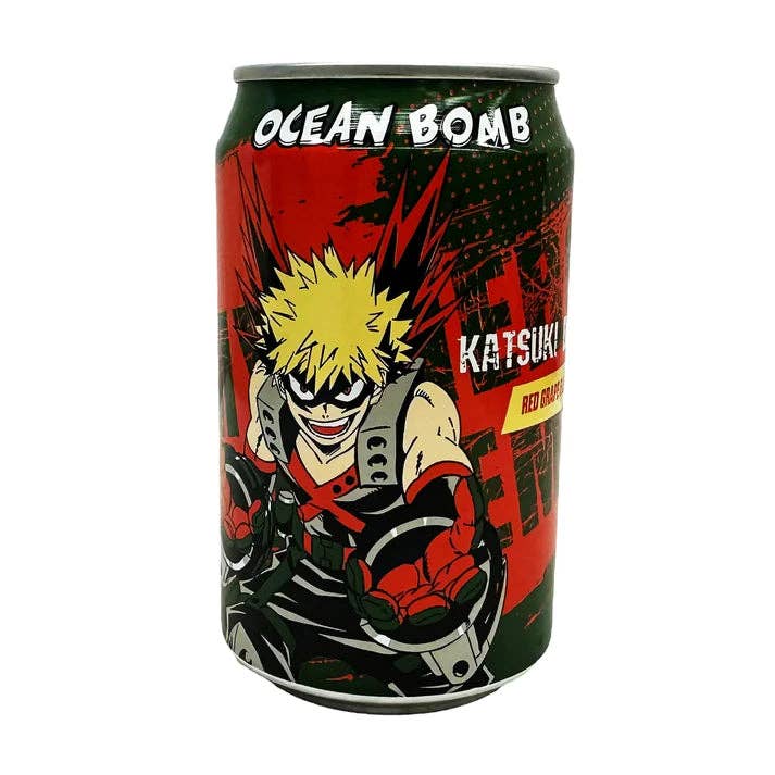 Global Bite Co - My Hero Academia Sparkling Water Red Grape 330ML